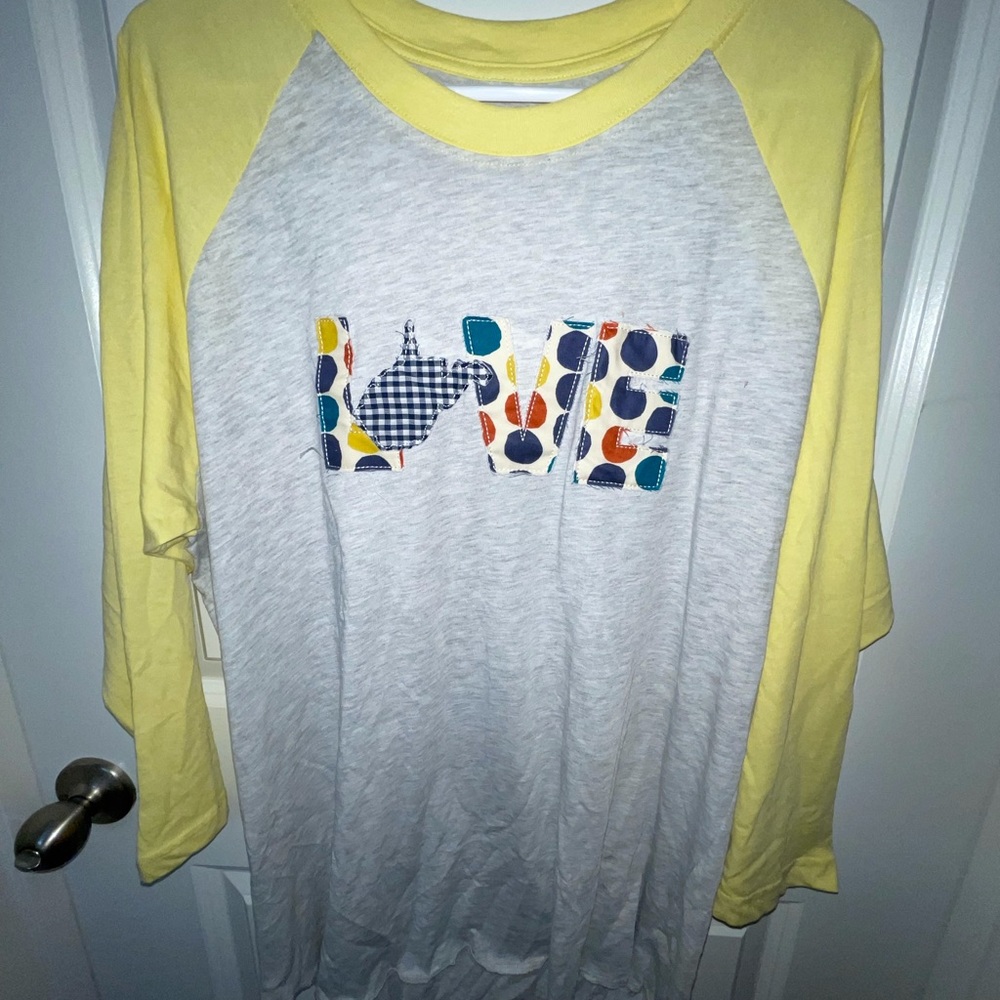 West Virginia baseball tee